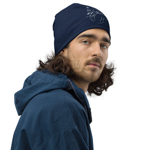 Kiarostami & Forough All-Over Print Beanie