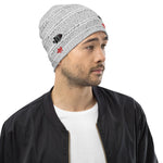 Little Black Fish All-Over Print Beanie