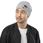 Little Black Fish All-Over Print Beanie