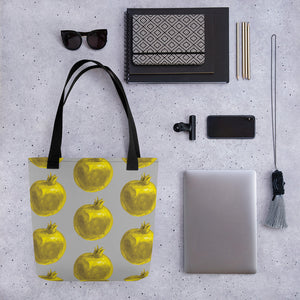 2021 Colors Yellow Pomegranates Tote bag