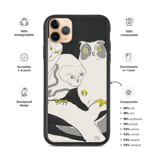 Owls Biodegradable iPhone Case