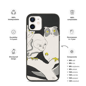 Owls Biodegradable iPhone Case