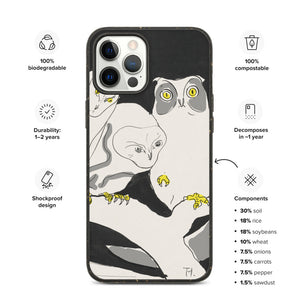 Owls Biodegradable iPhone Case