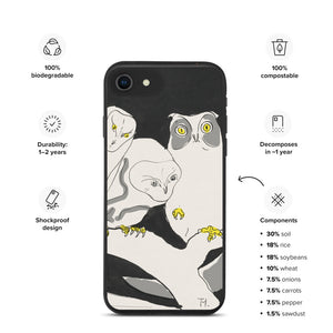 Owls Biodegradable iPhone Case