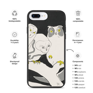 Owls Biodegradable iPhone Case