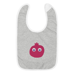 Anaar Kids Label - Pomegranate Embroidered Baby Bib