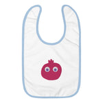 Anaar Kids Label - Pomegranate Embroidered Baby Bib