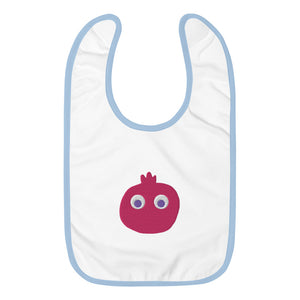 Anaar Kids Label - Pomegranate Embroidered Baby Bib