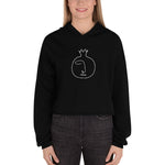 Pomegranate Figure Crop Hoodie (2 colors)