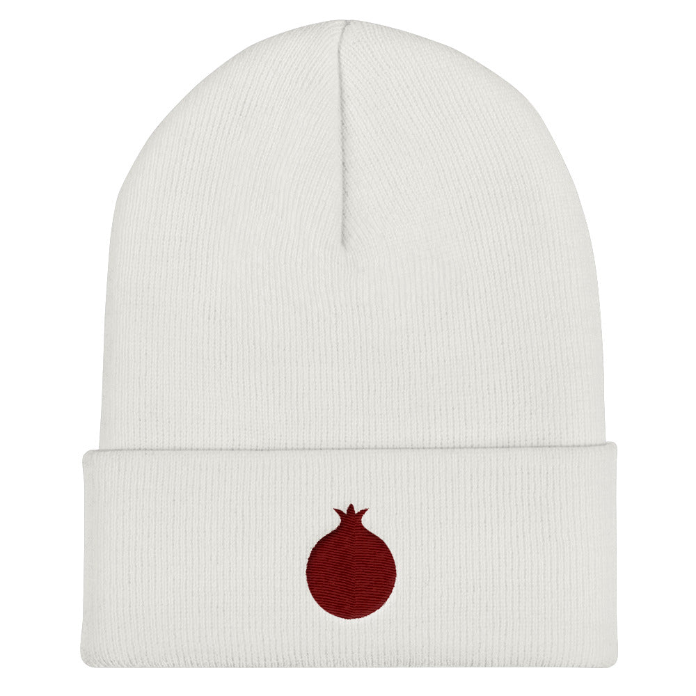 Pomegranate Embroidered Beanie (4 colors)