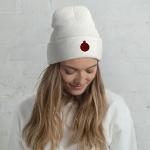 Pomegranate Embroidered Beanie (4 colors)