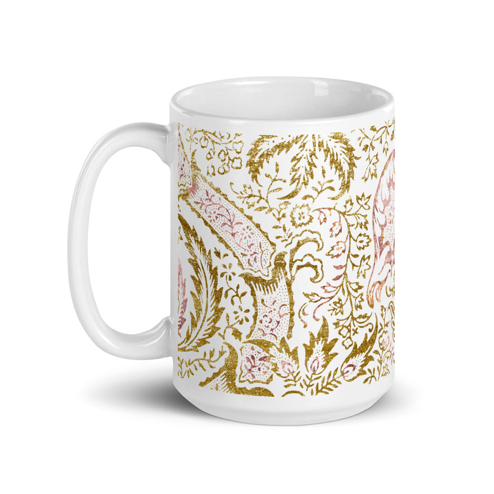 Rose & Gold Ceramic Mug