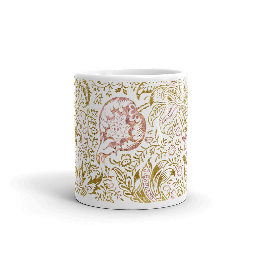 Rose & Gold Ceramic Mug