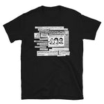 Newspaper Cutouts Unisex T-Shirt (4 colors)