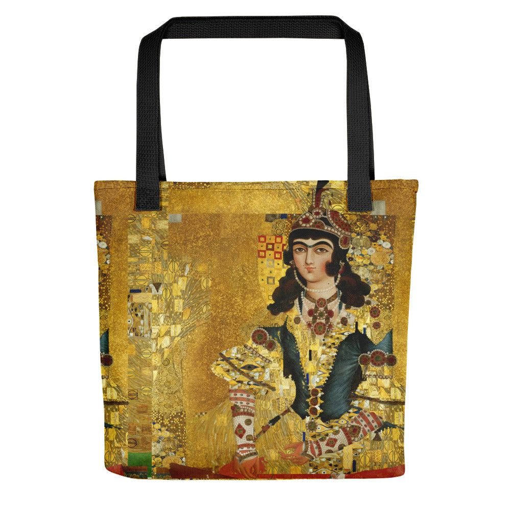 Klimt And Qajar Princess - Tote Bag