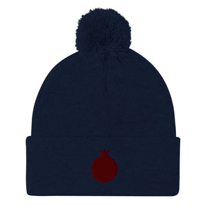 Pomegranate Pom Pom Knit Cap (4 colors)