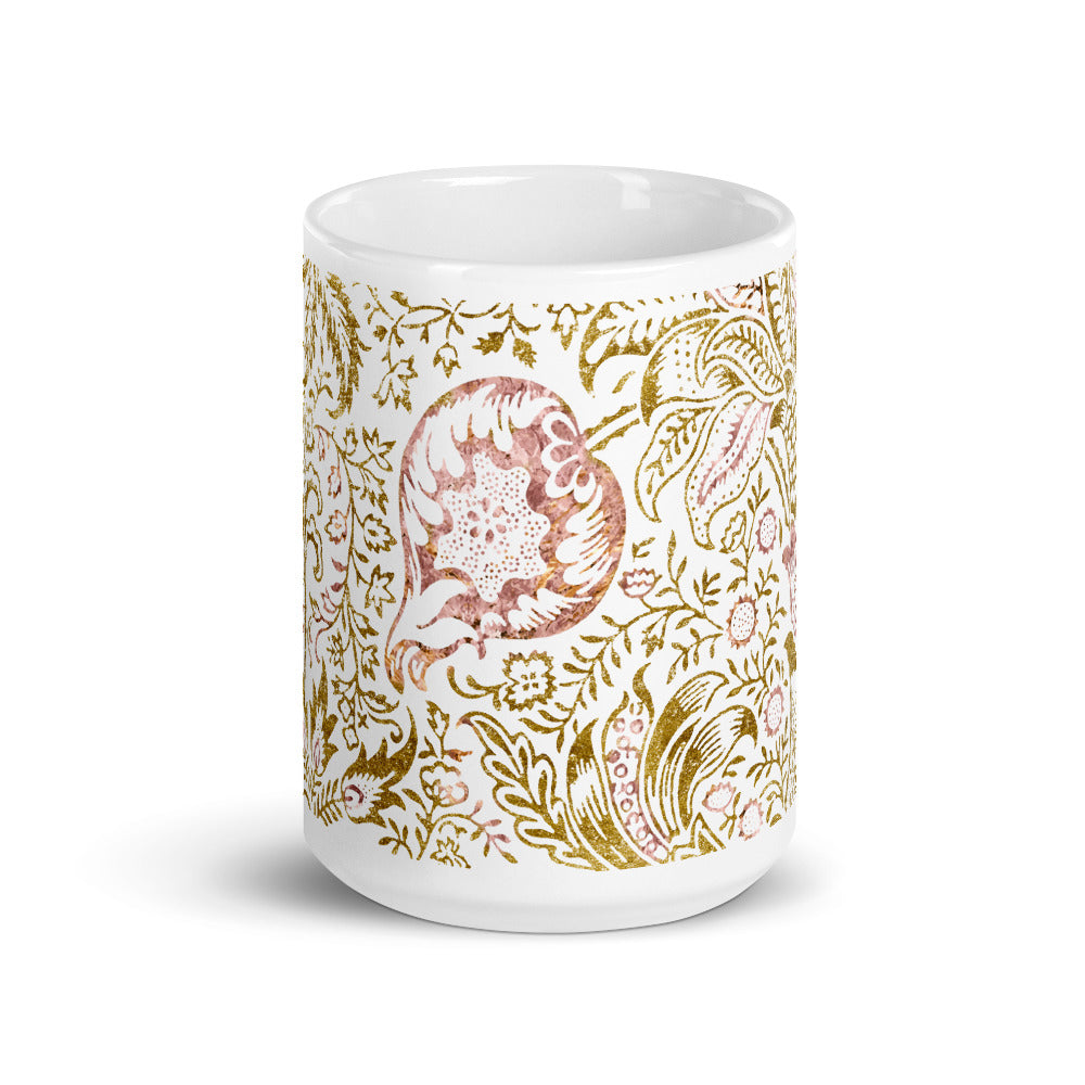 Rose & Gold Ceramic Mug