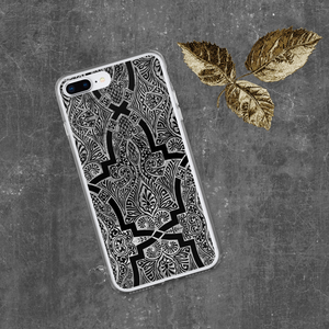 Silver Ornament iPhone Case