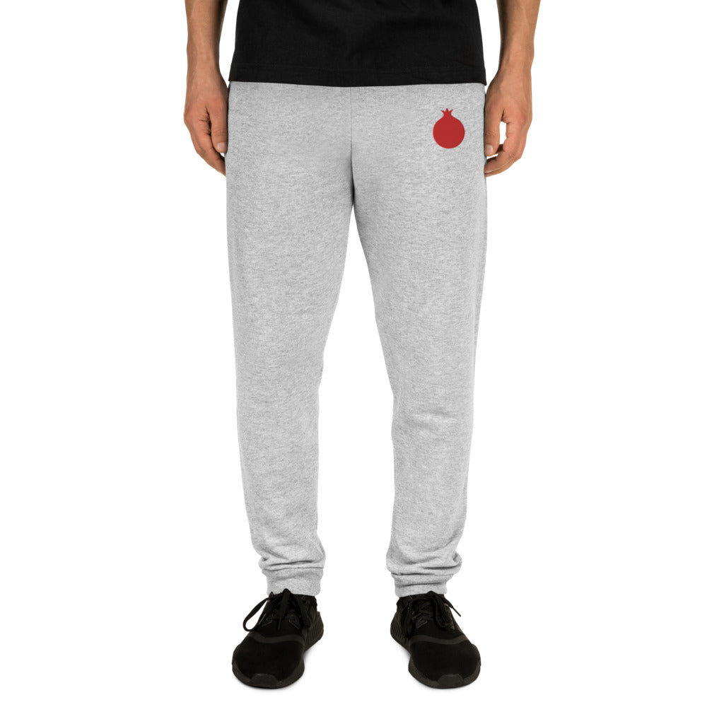 Embroidered Pomegranate Unisex Joggers