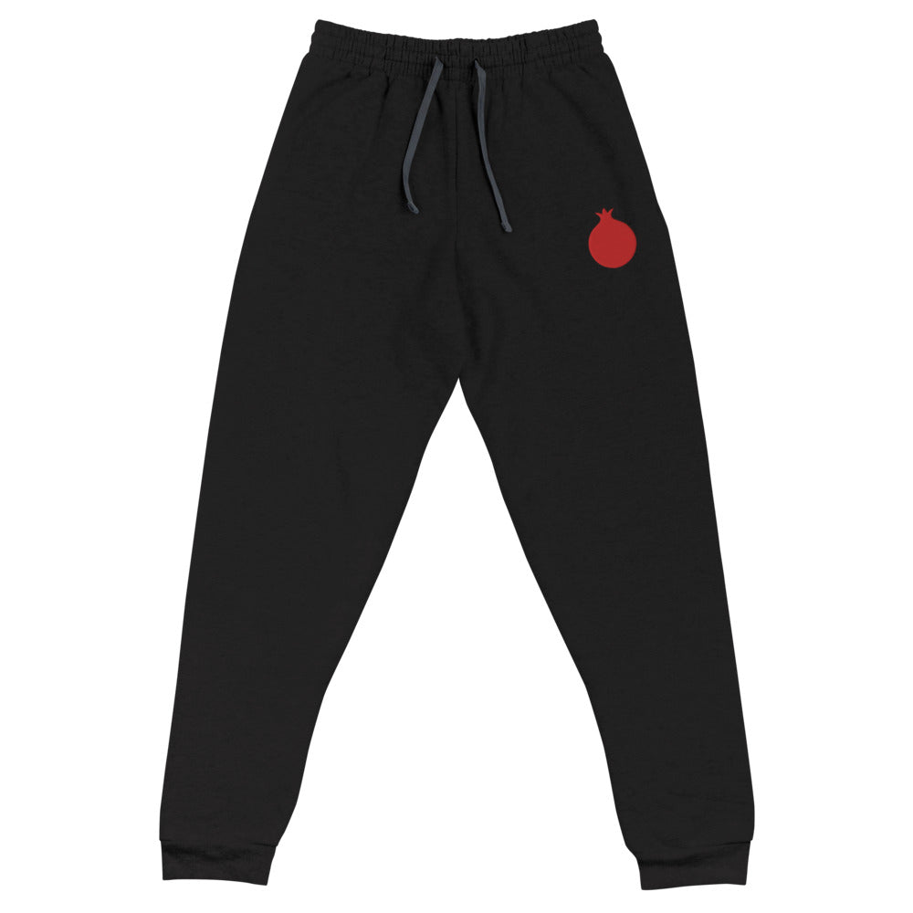 Embroidered Pomegranate Unisex Joggers