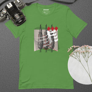 Cedar tree spring collection unisex t-shirt