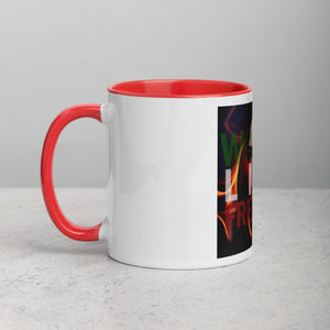 Woman Life Freedom Ceramic Mug with Color Inside